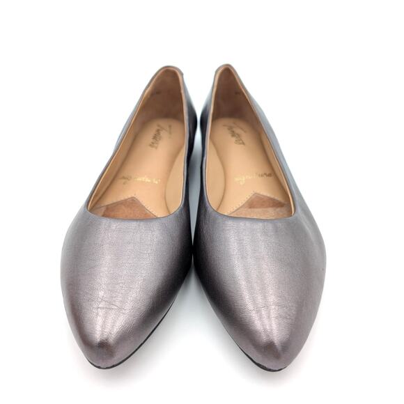 Trotters Signature Dressy Comfort Ballet Flats Silver Women's Size US8N EU39 - Picture 10 of 13